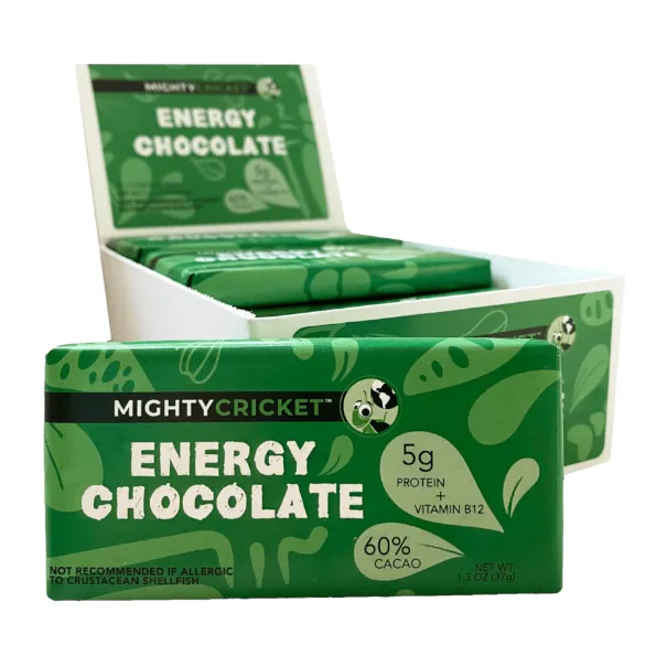 15 Pack Chocolate cricket protein bar
